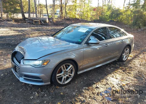 2016 Audi A6 2.0T Premium Plus z USA, uszkodzony, nr VIN WAUGFAFC9GN021296